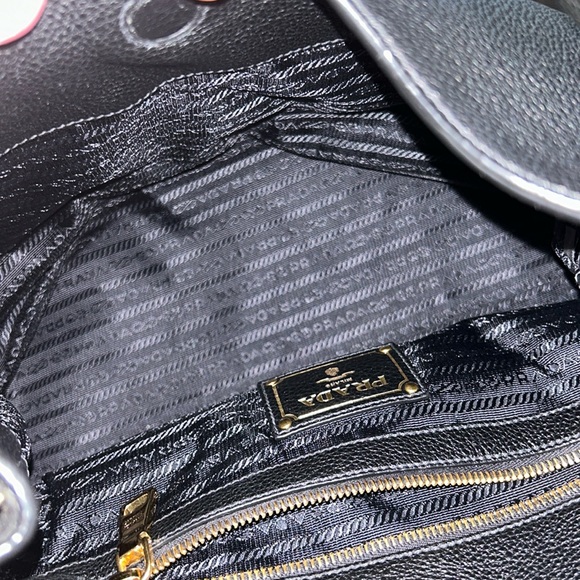 Prada Vitello Daino Satchel Tote in Black - Picture 5 of 5